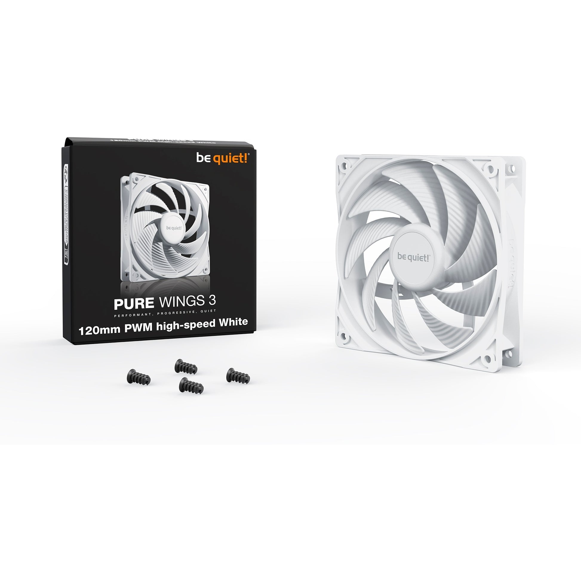 Soyez silencieux! Pure 3 120 mm PWM blanc à grande vitesse