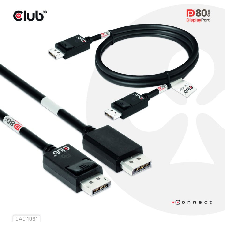 Club 3D DisplayPort 2.1 Bidirectional VESA DP80 Certified