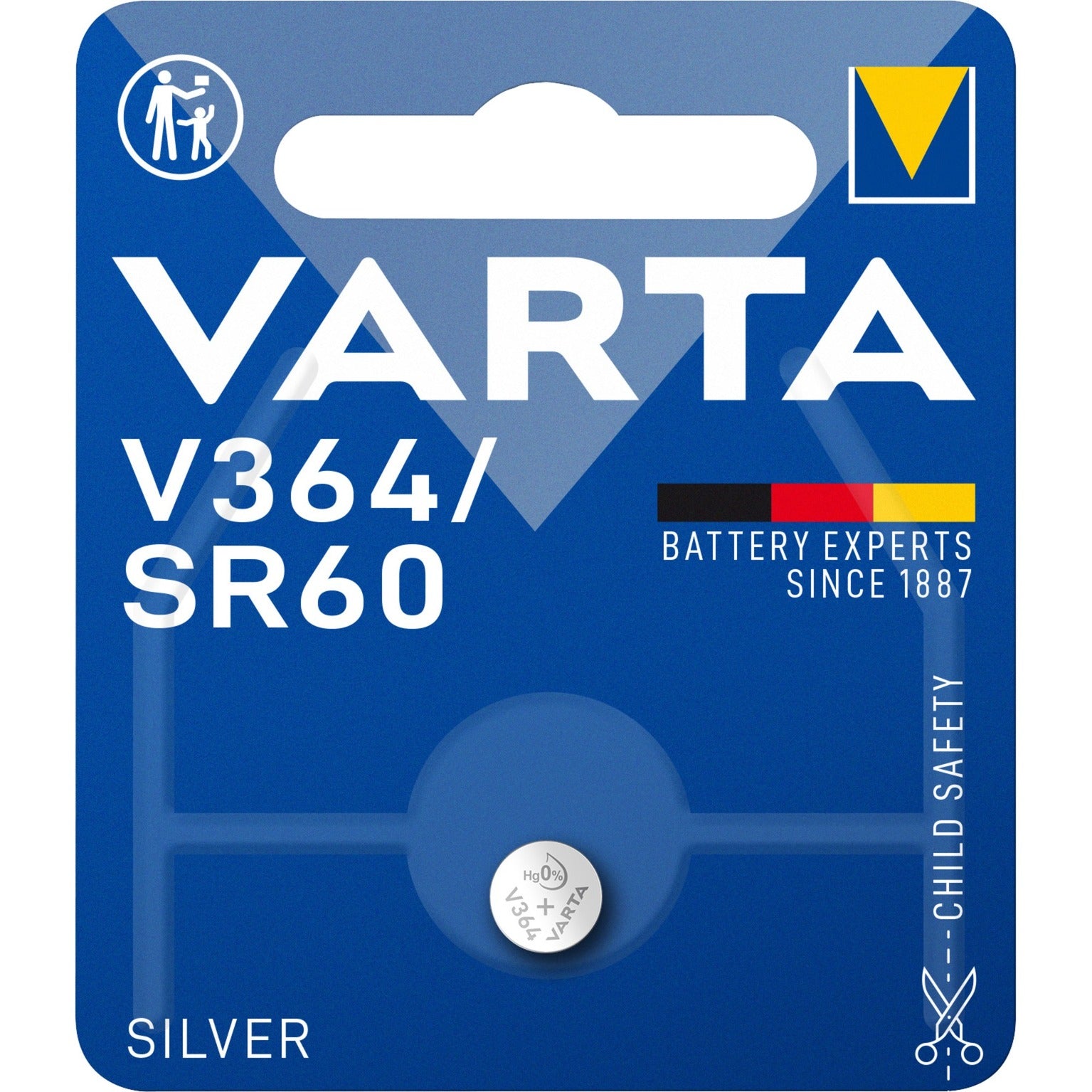 Varta 364 SR60 par pièce sur blister 2913510