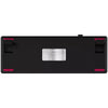 Lorgar kbp70mw, clavier de jeu (noir, disposition américaine, violet toxique logar, 65%, rvb, remplaçable à chaud, pbt double-shot, bluetooth 2.4ghz usb)