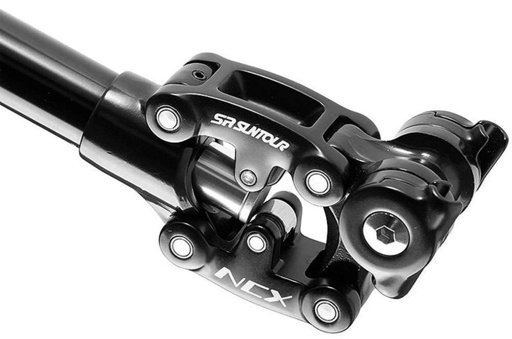Tige de selle suspendue Suntour sp12 sp17 ncx 350 mm + housse de sécurité