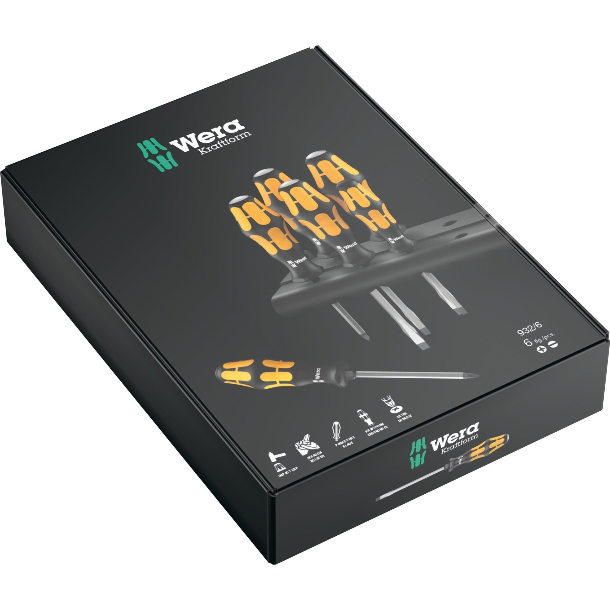 Wera 932 6 Tournevis Set Kraftform