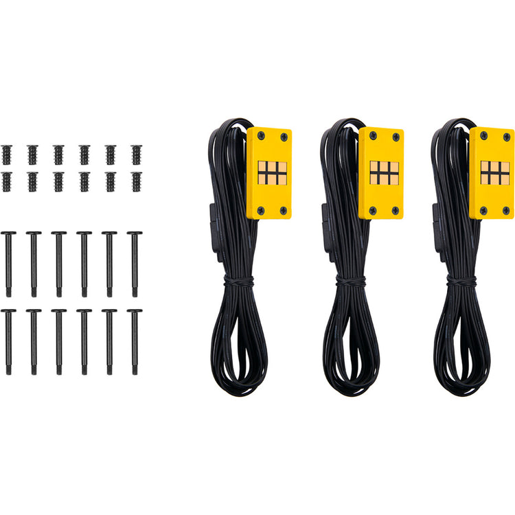 Thermaltake ct120 ex ARGB Sync PC ventilateur de refroidissement Bumblebee (3-fan pack) ventilateurs de boîtier (jaune, 3 pièces, 120 x 120 x 25 mm, PWM)