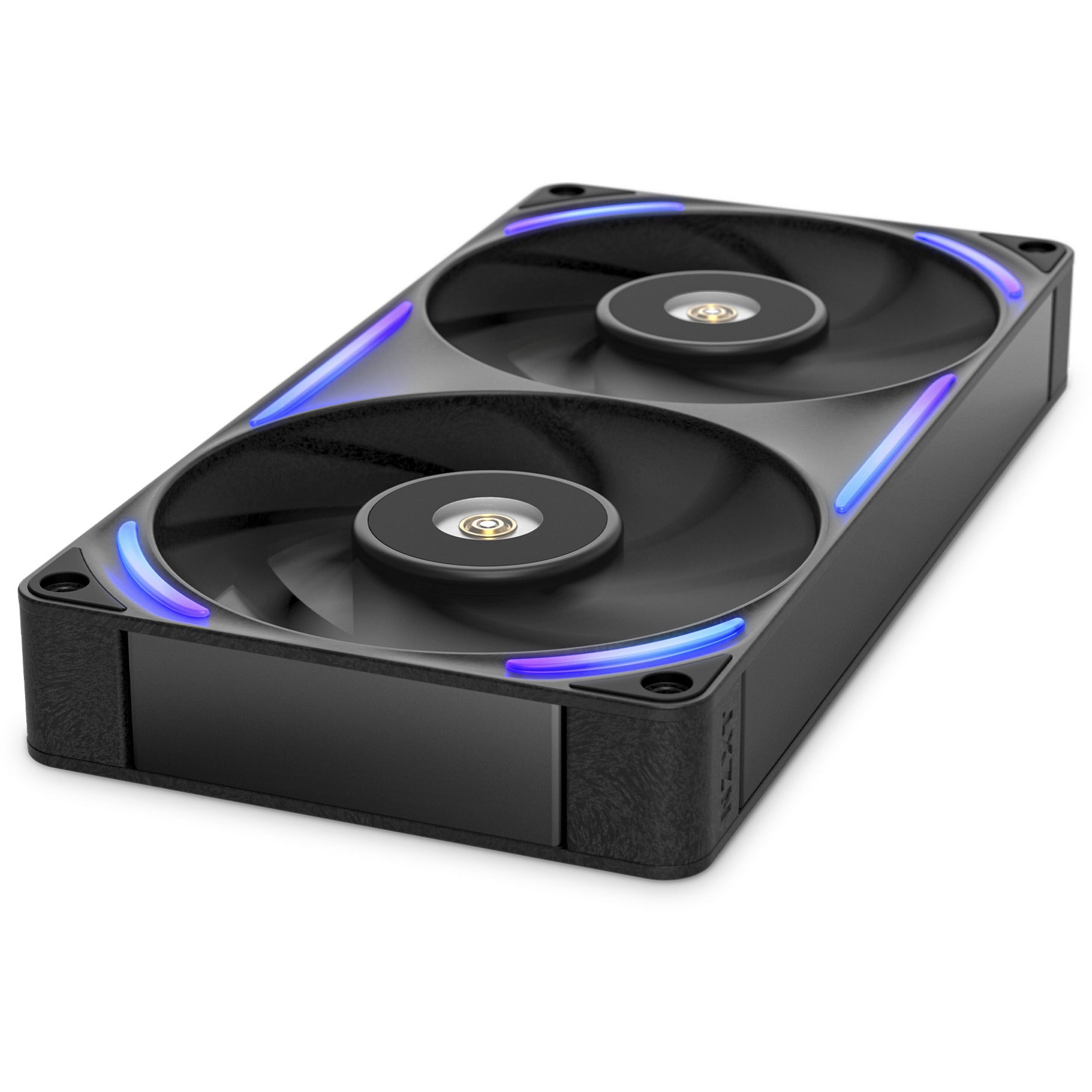 Nzxt f240x ventilateurs de boîtier rgb (noir, 2 pièces, 240 x 120 x 30 mm, pwm)
