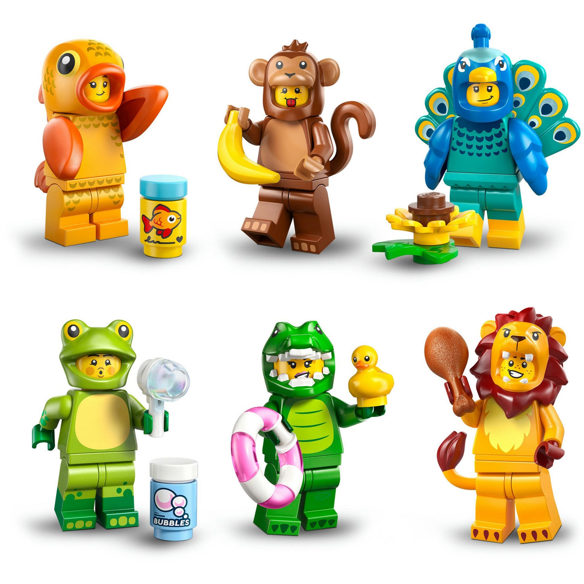 Figurines Lego 71051 série 28 : costumes d'animaux
