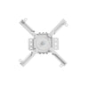 Neomounts cl25-540wh1 support de plafond pour projecteur support de plafond (blanc)