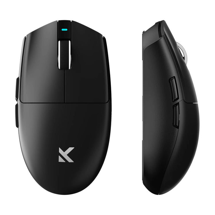 Souris de jeu sans fil Mchose g3 v2 (noire, jusqu'à 12 000 dpi, Bluetooth USB-C 2,4 GHz)