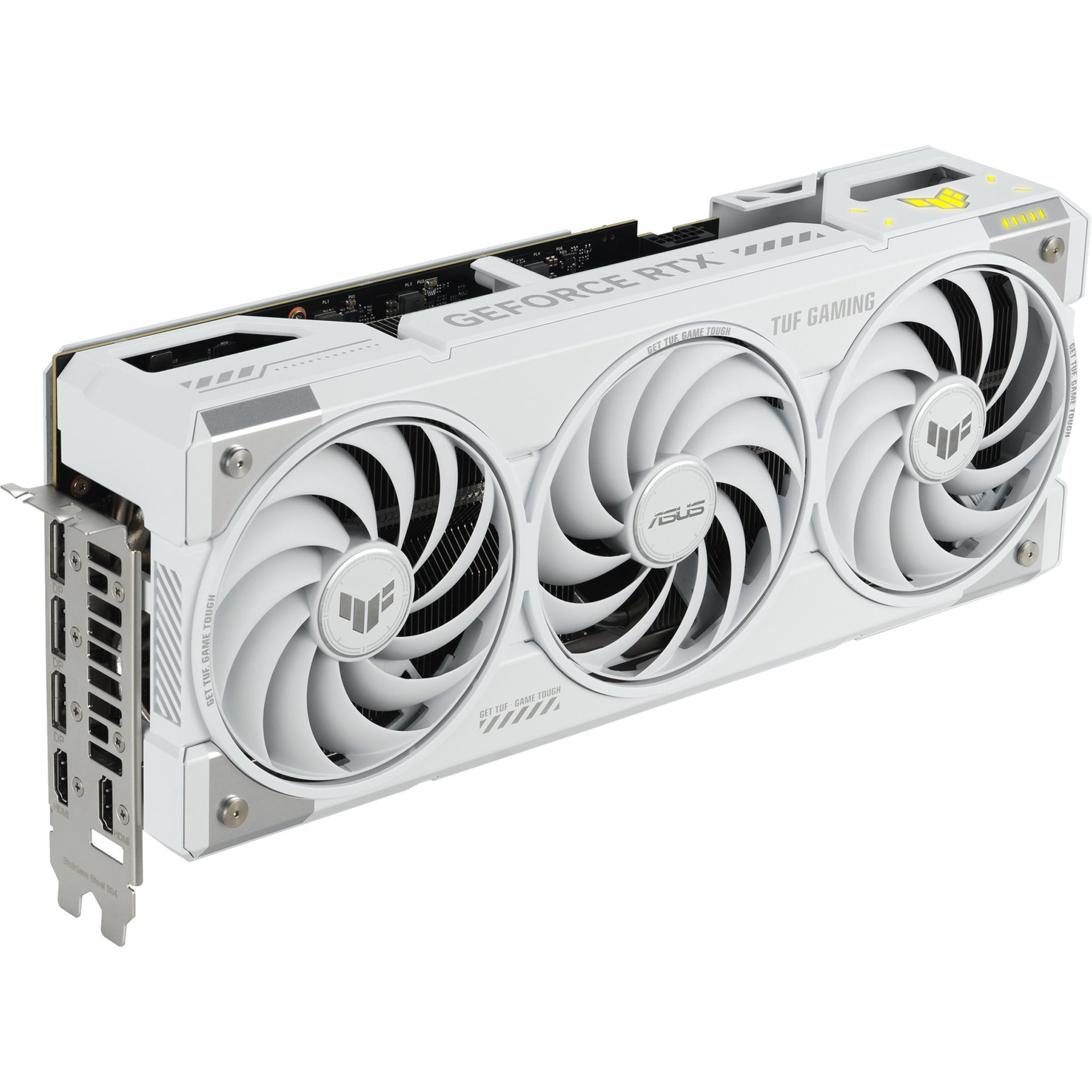 Carte graphique Asus tuf gaming geforce rtx 5070 ti oc blanche (blanc, 3x display port, 2x hdmi, dlss 4)
