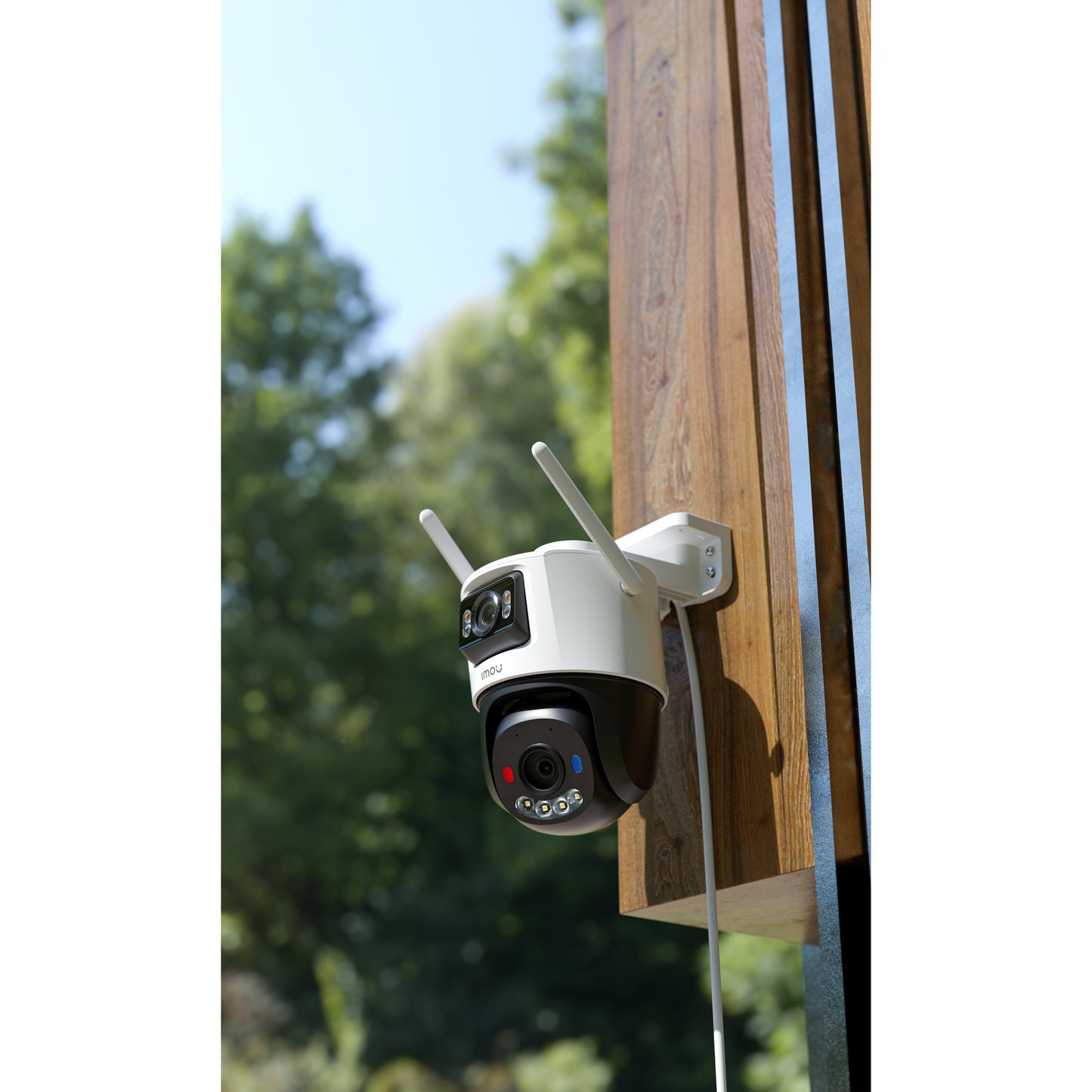 Caméra de sécurité Imou cruiser dual 2 pro (blanc, 4mp, wifi 6, lan)