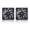Noctua nf-a12x25 g2 pwm sx2-pp chromax.black ventilateurs de boîtier (noir, 2 pièces, 120 x 120 x 25 mm)