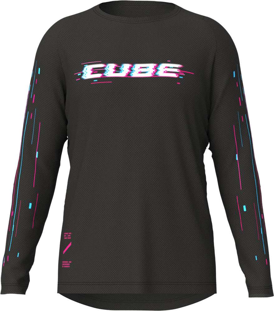 Cube glitch - maillot vtt manches longues