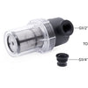 Alphacool es grand filtre en ligne 2xg1 (noir transparent)