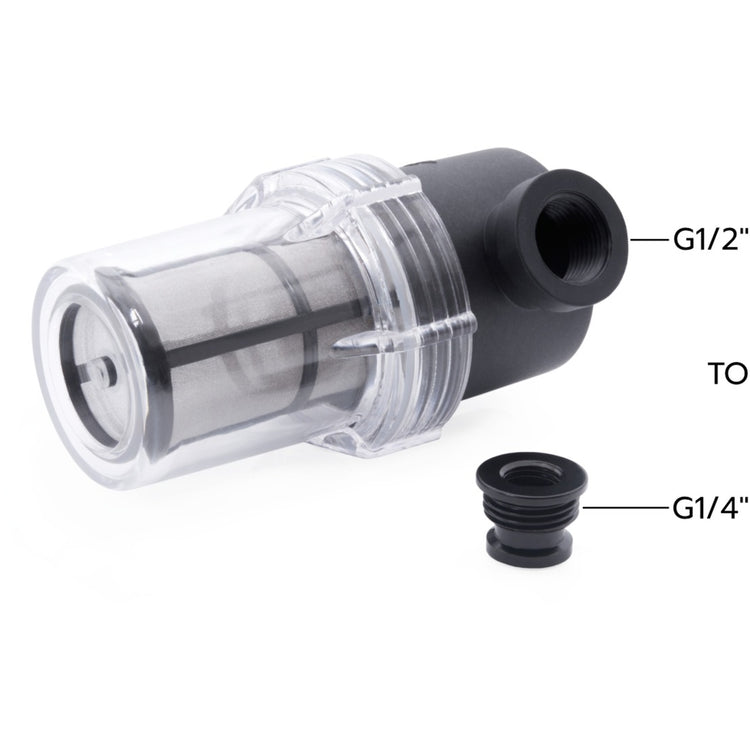 Alphacool es grand filtre en ligne 2xg1 (noir transparent)