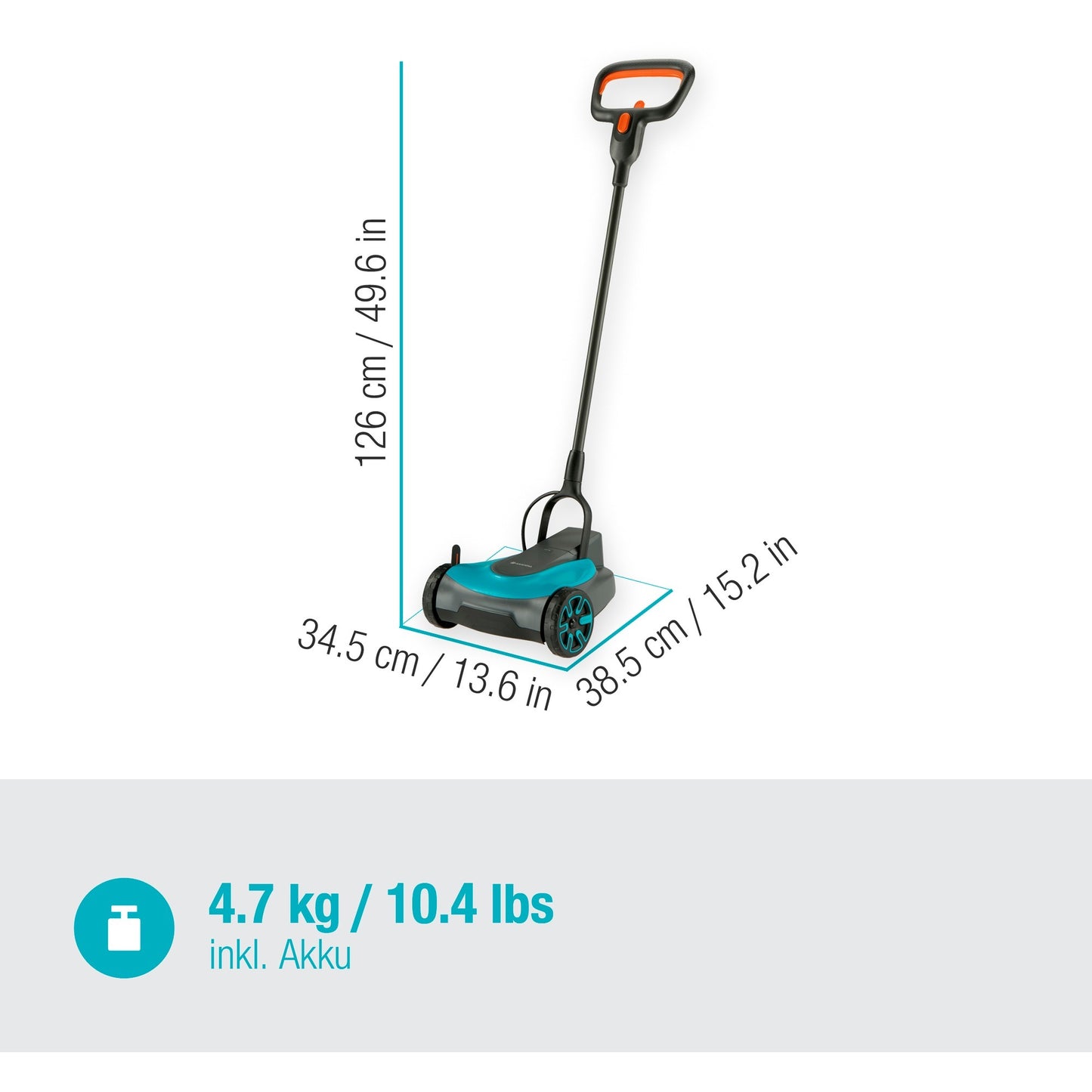 Gardena Handymower 22 18V P4A Set