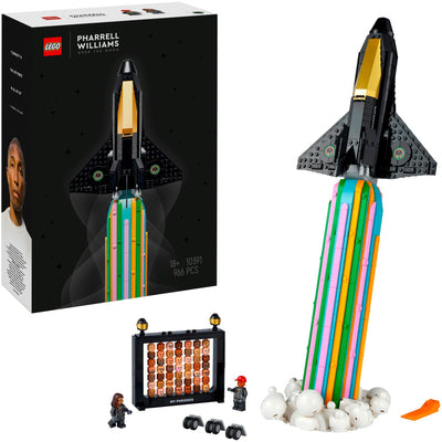 Icônes Lego - vers la lune avec les jouets de construction Pharrell Williams (10391)
