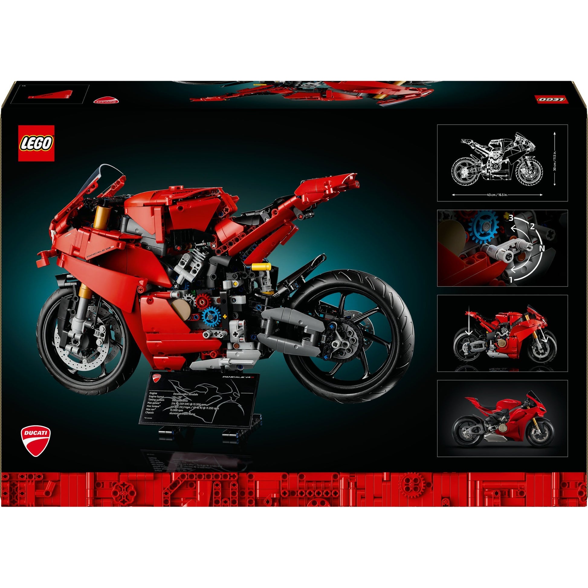 Lego Lego Technic 42202 Panigale V4 S MOTEUR