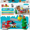 Lego Duplo Town 10473 camion de pompiers avec tuyau et pompier