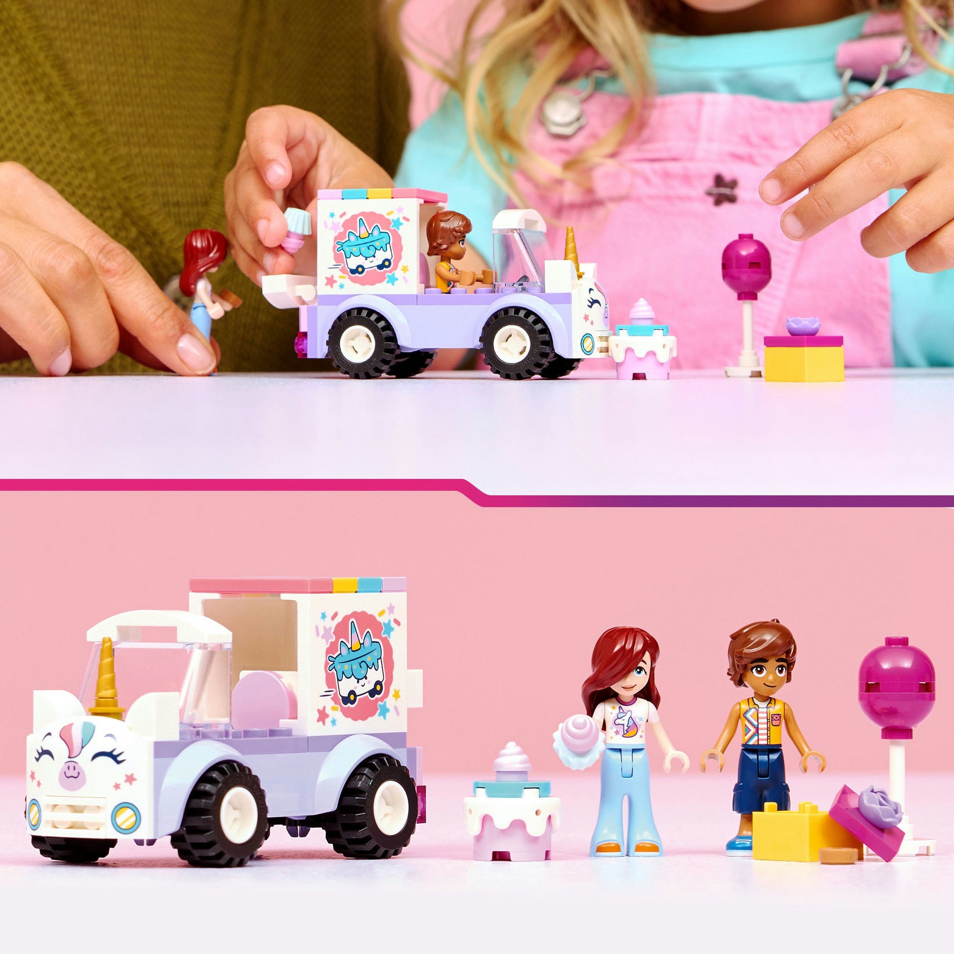 LEGO Friends 42675 Voiture de livraison de gâteau licorne | 2 pièces