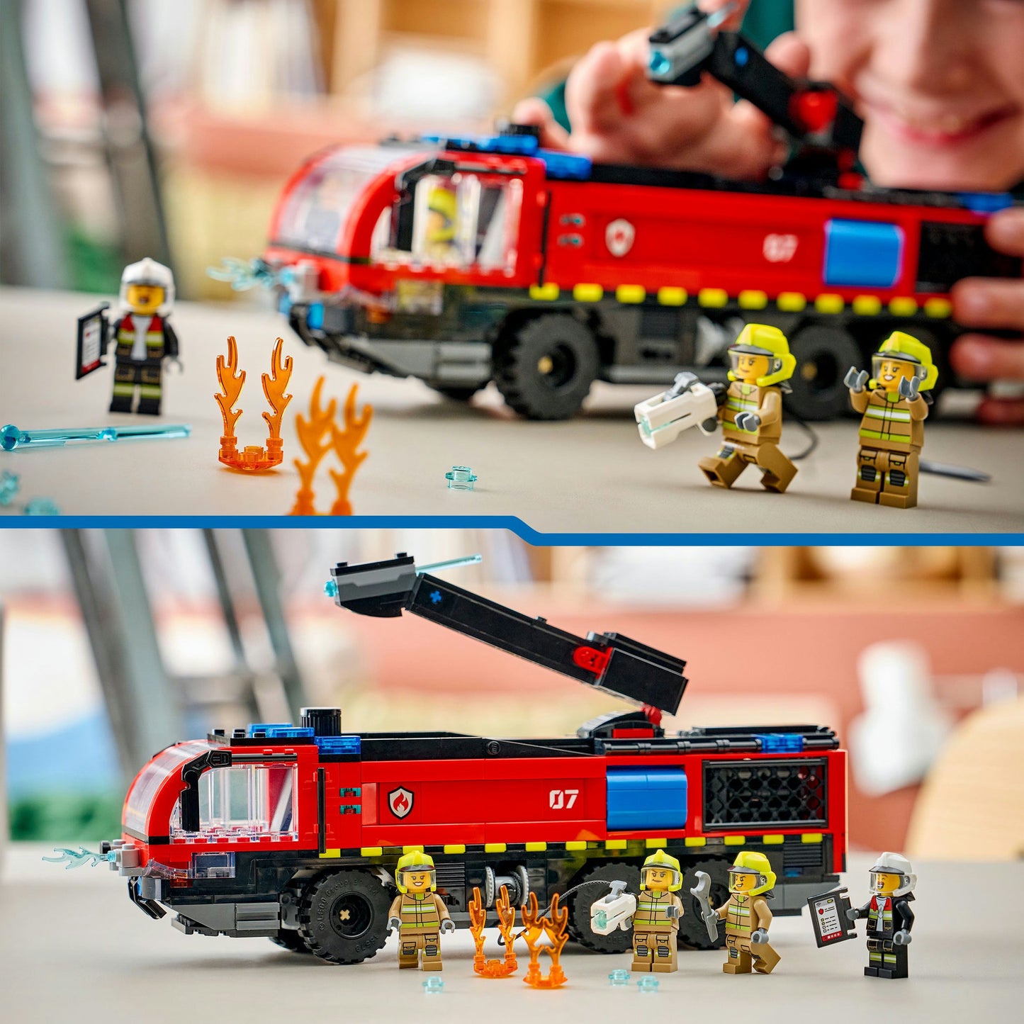 Lego City Fire 60499 Le camion de pompiers de l'aéroport