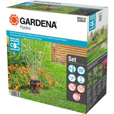 Gardena Pipeline Startset avec pulvérisateur pivotant