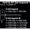 WAA 454 10 HF Set Imperial 1 Sift Keys Set T-gree Bar H