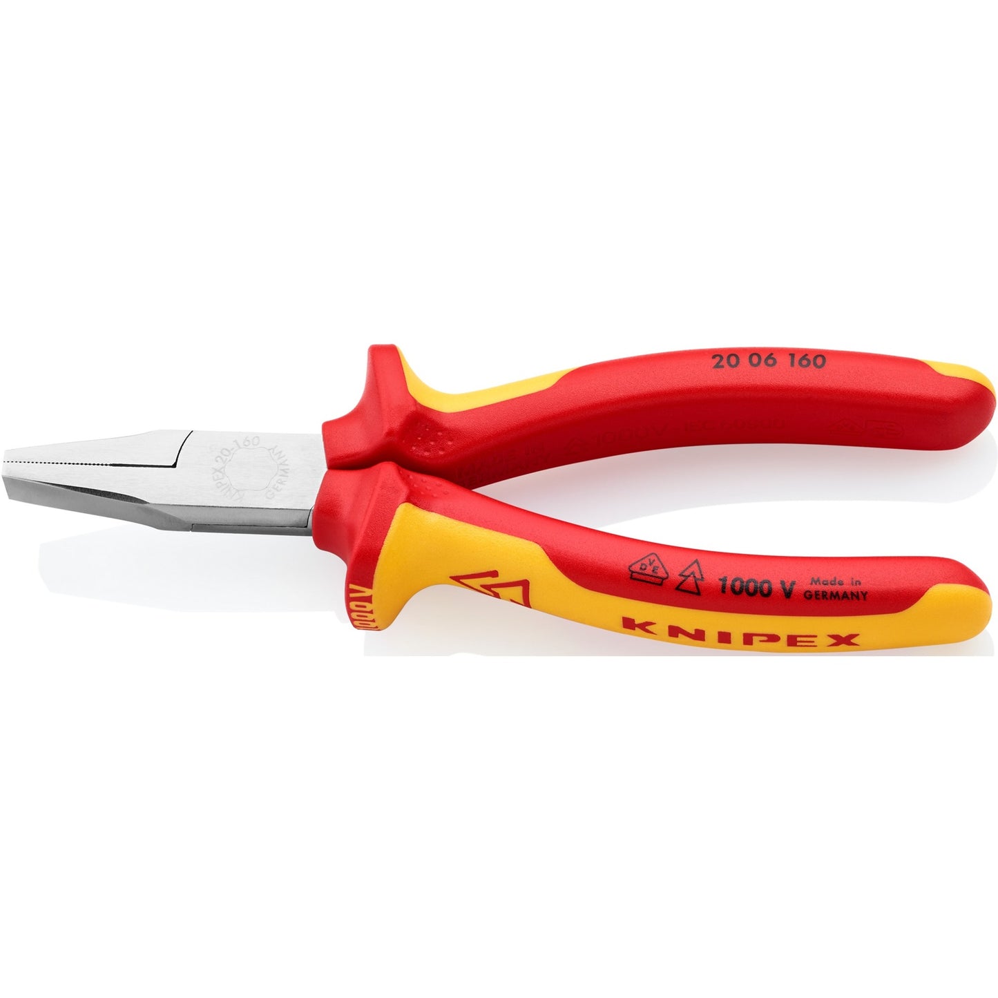 Pang de flexion plate Knipex 20 06 160 VDE