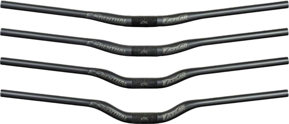 Guidon Renthal v3 fatbar carbone riser 800 mm