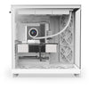 Boîtier tour midi Nzxt h9 flow (blanc (mat) | 2x USB-A | 1x USB-C | verre trempé)