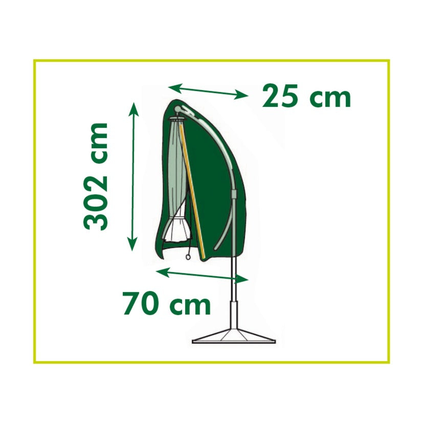 Nature Nature Garden Furniture Cover pour le parasol debout (grand)