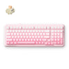 Mchose k99 v2 mécanique sans fil rose, clavier de jeu (disposition américaine)
