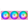 Thermaltake ct120 ex reverse argb sync ventilateur de refroidissement pour PC rose (pack de 3 ventilateurs) ventilateurs de boîtier (rose, 3 pièces, 120 x 120 x 25 mm, pwm)
