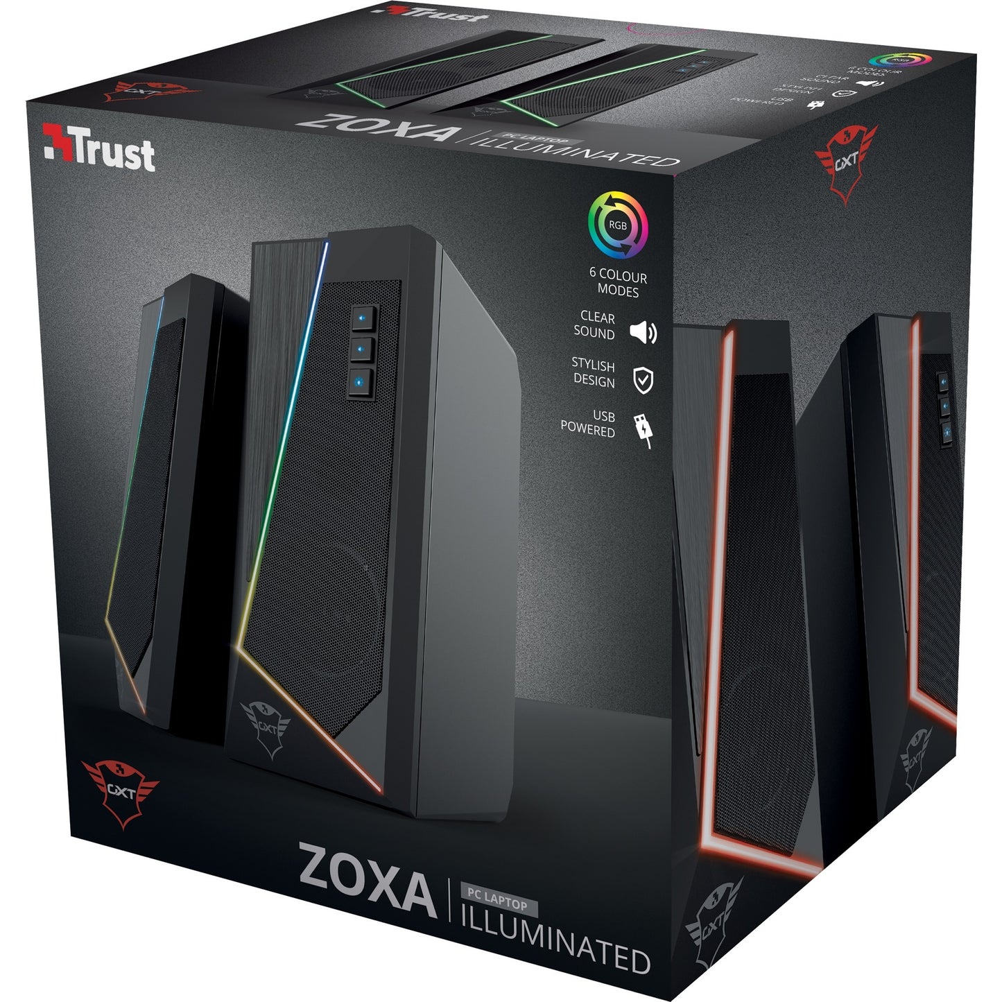 Trust GXT 609 Zoxa RGB-Light Speinerset