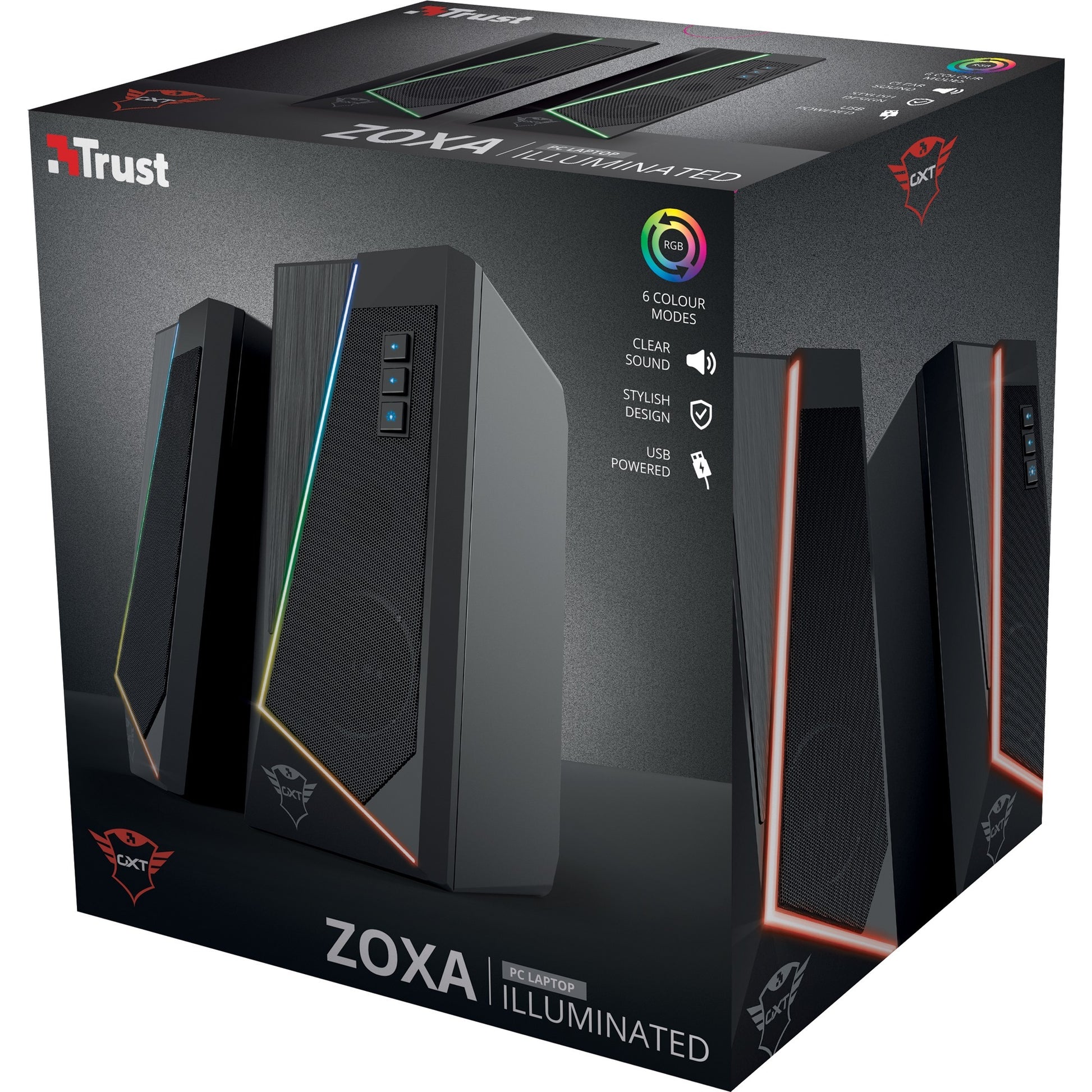 Trust GXT 609 Zoxa RGB-Light Speinerset