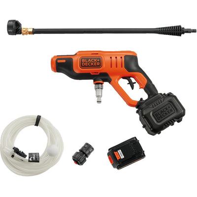 Nettoyeur haute pression Black+decker bcpc18d1 18v 24bar - avec batterie 1x2,0 ah - bcpc18d1-qw