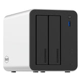 Terramaster f2-425 plus nas (blanc, 2x 5GBe, HDMI, USB)