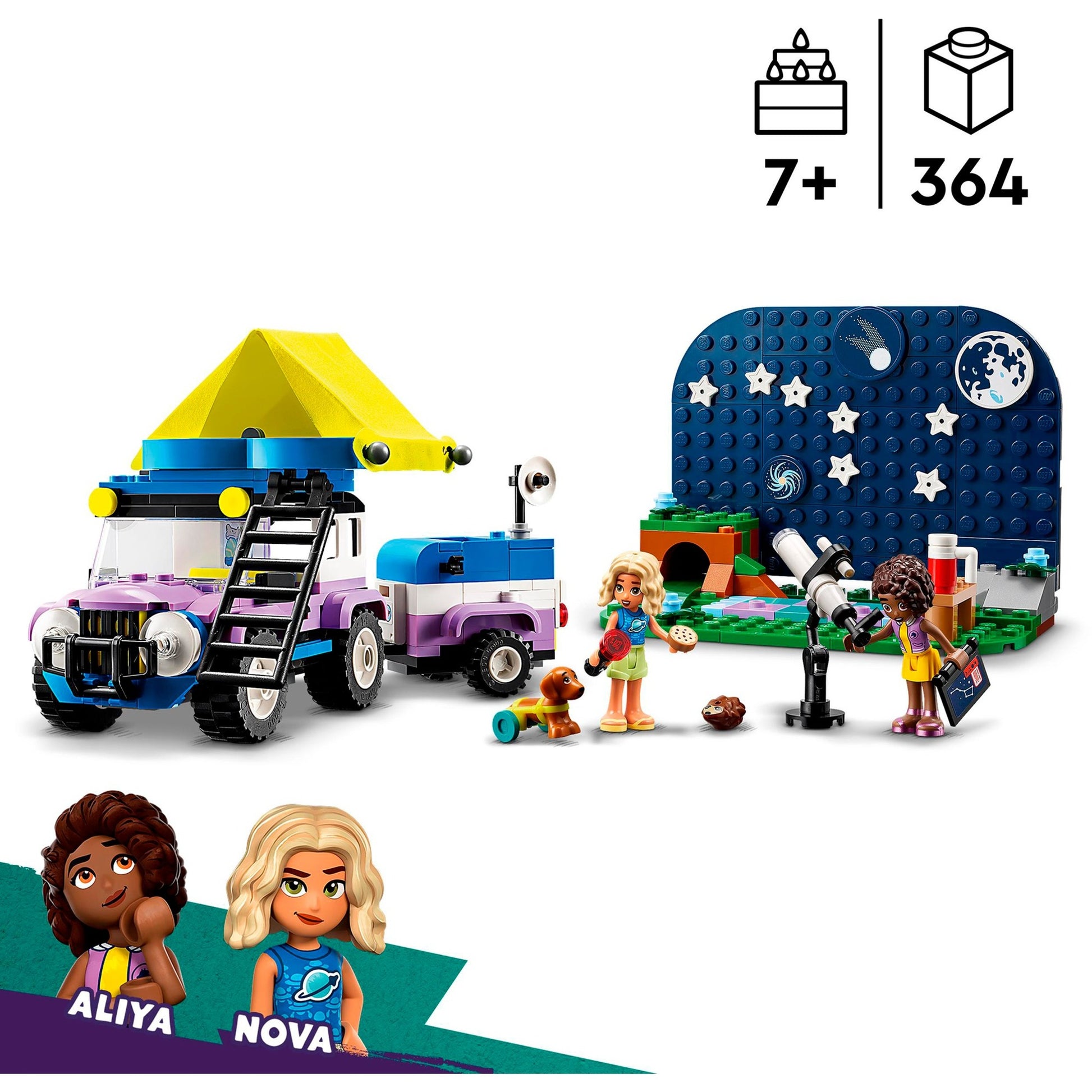 LEGO LEGO Friends 42603 Véhicule de camping astronomique