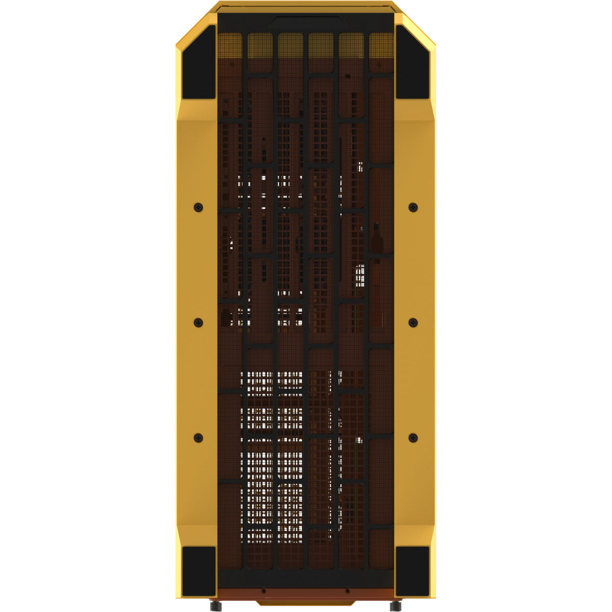 Boîtier grande tour Thermaltake view 600 tg caramel au beurre (jaune | 2x USB-A | 1x USB-C | verre trempé)