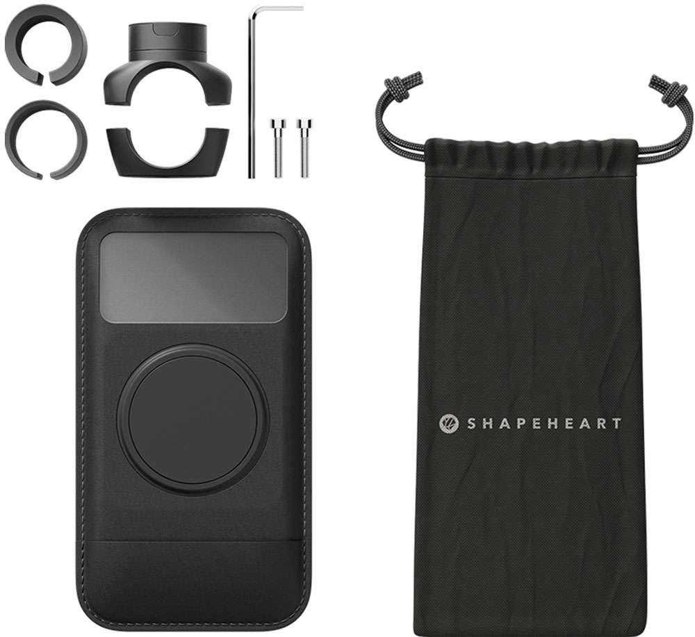 Support magnétique pro pour smartphone Shapeheart pour guidon de vélo