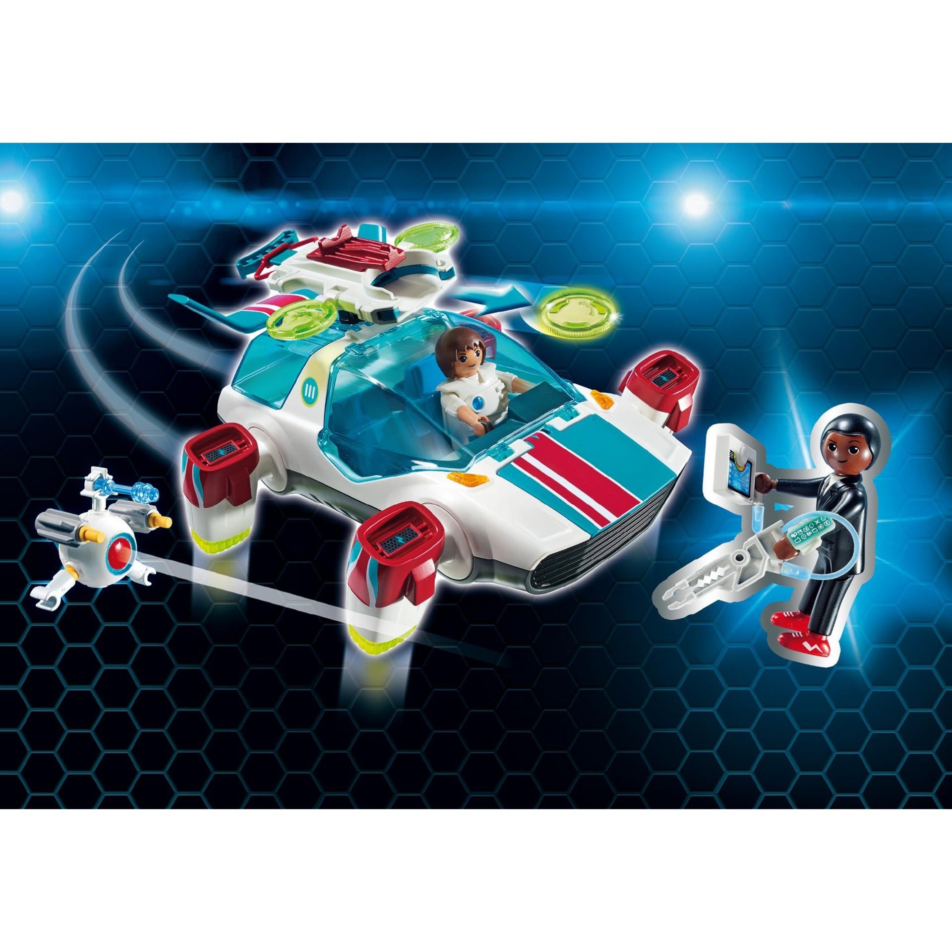 Playmobil super 4 fulgurix avec gène