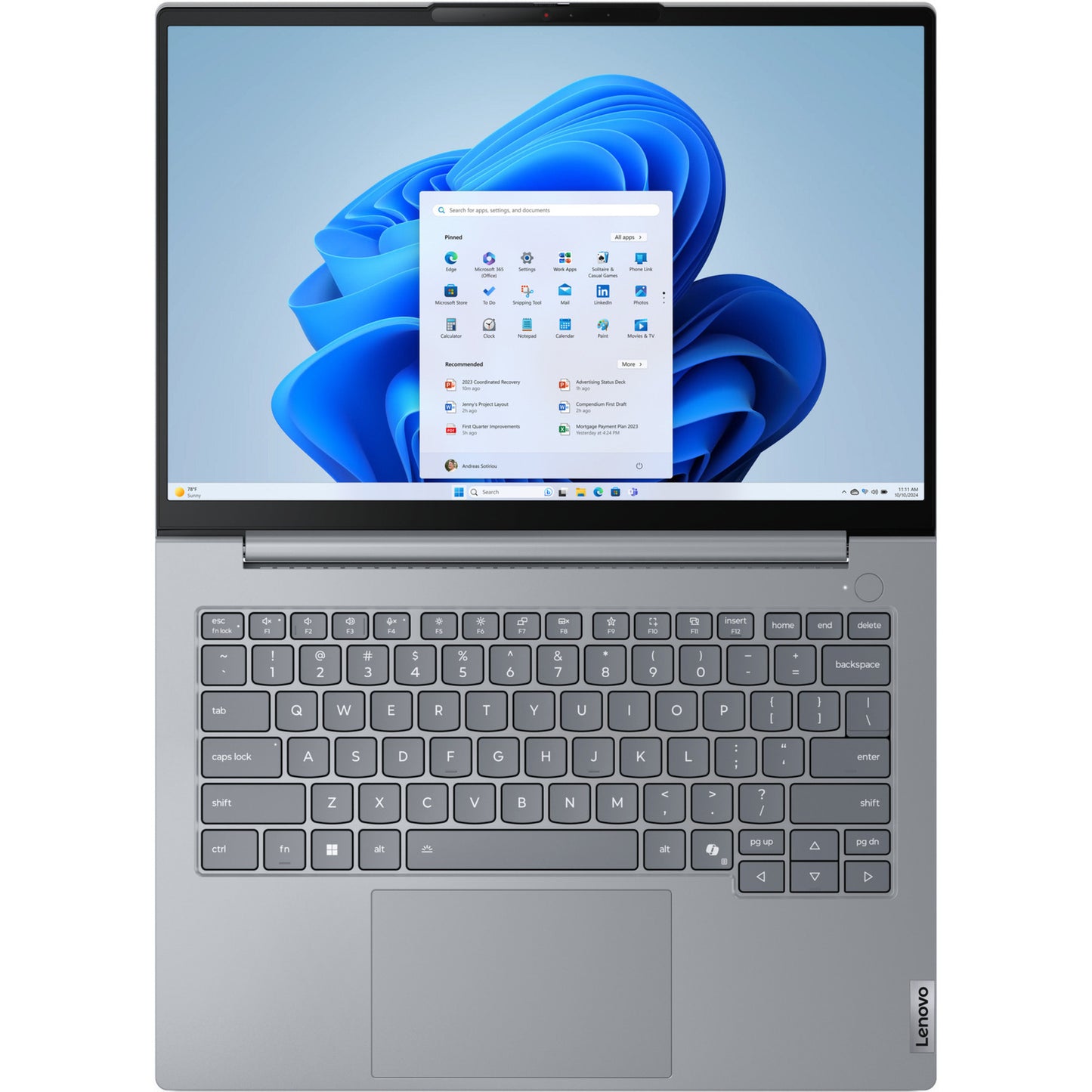 Ordinateur portable Lenovo thinkbook 14 g8 irl (21sg008pmh) 14 (gris | core 7 240h | graphiques intel | 16 go | SSD 512 go)