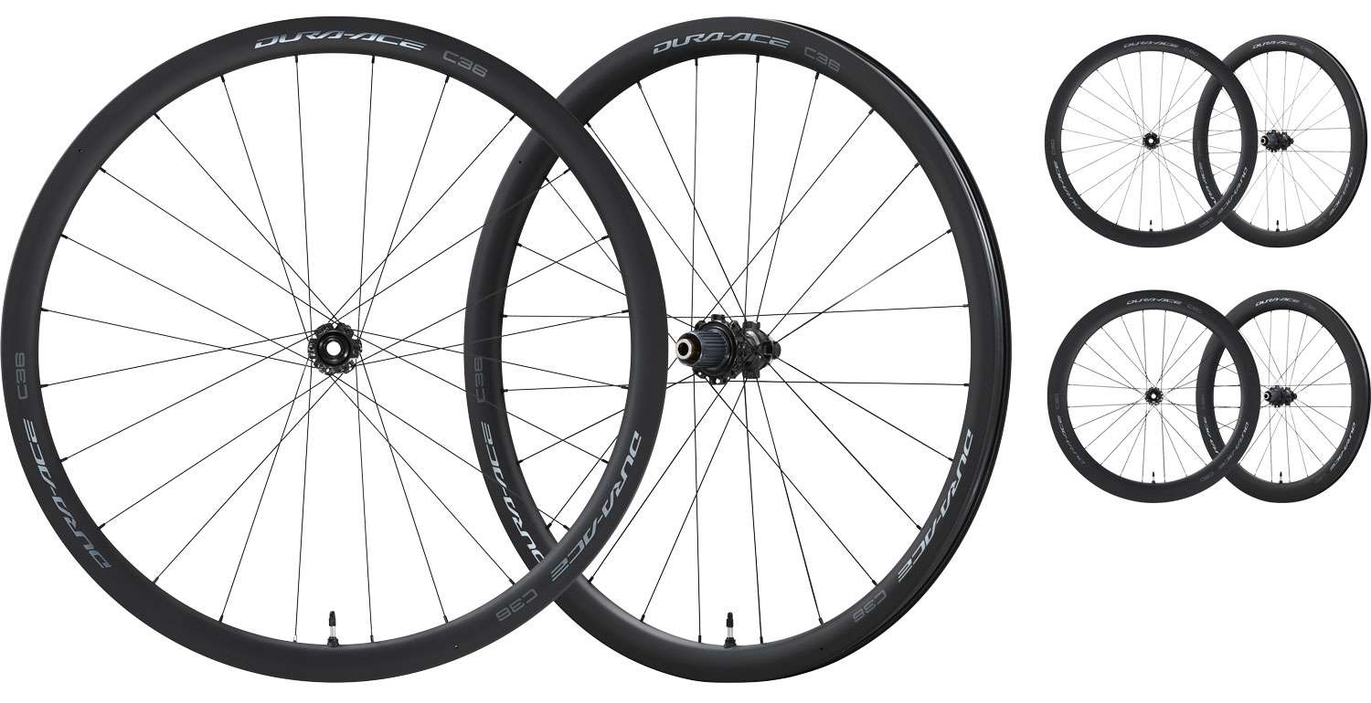 Paire de roues Shimano Dura Ace WH-R9270-TL 28 Center Lock en carbone