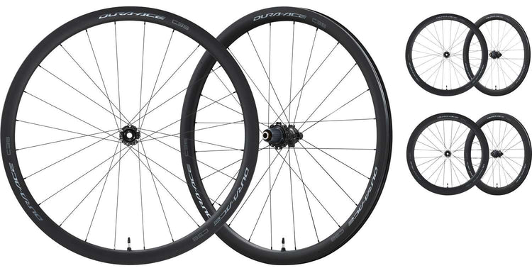 Paire de roues Shimano Dura Ace WH-R9270-TL 28 Center Lock en carbone
