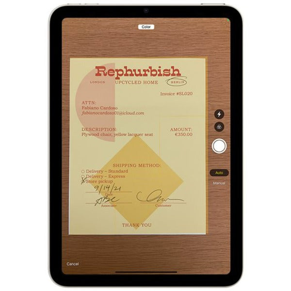 Apple iPad Air (mm9p3nf a) reconditionné tablette 10,9 pouces (avec | iPadOS 15 | Apple M1 | 256 Go | Wi-Fi 6)