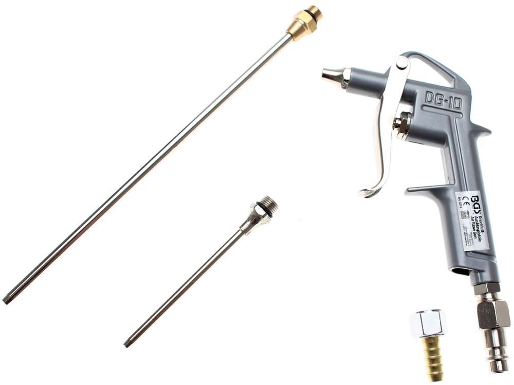 Pistolet de soufflage à air comprimé Bgs technic avec 3 buses