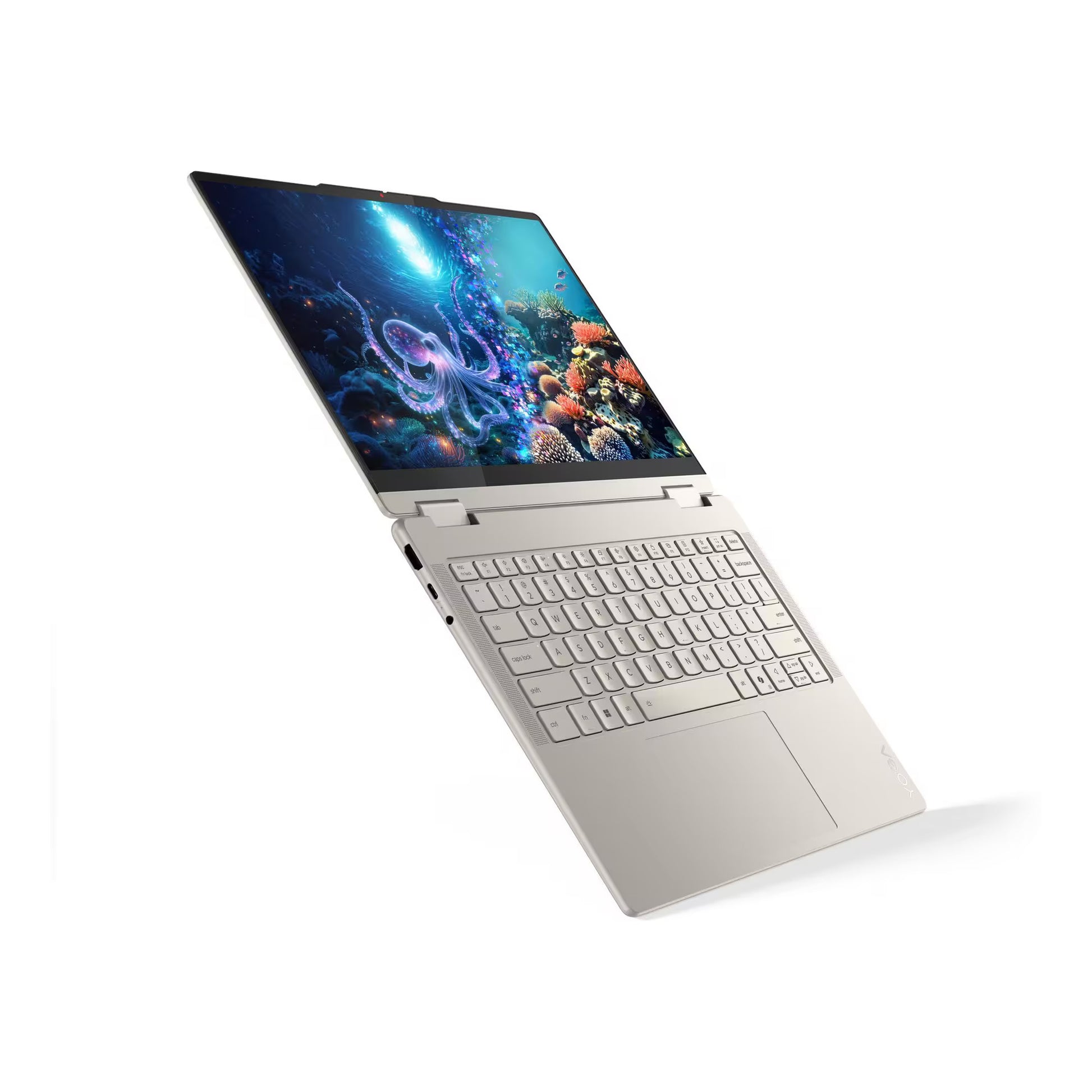 Lenovo yoga 7 2-en-1 14ill10 (83jq00fvmh) 14 copilot+ ordinateur portable (blanc brillant | core ultra 5 226v | graphiques intel arc 130v | 16 Go | SSD 512 Go | tactile)
