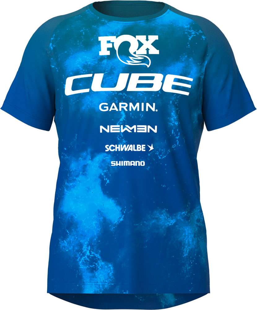 Cube rookie x action team - maillot vtt enfant