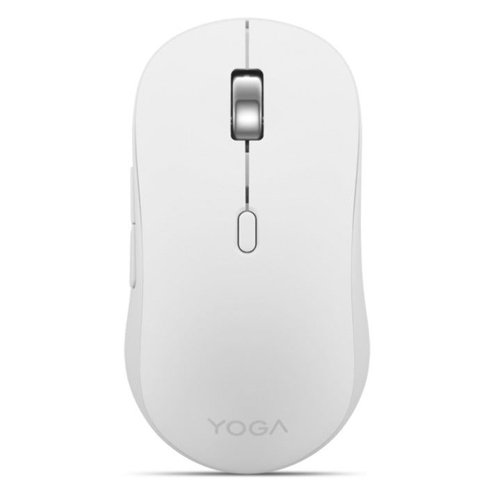 Souris Bluetooth silencieuse Lenovo Yoga Seashell (blanc gris, Bluetooth 5.3)