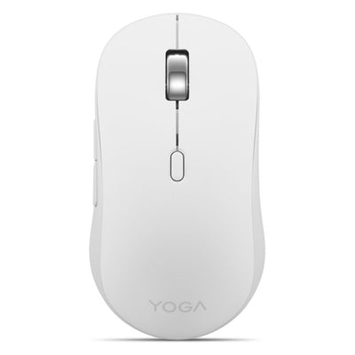 Souris Bluetooth silencieuse Lenovo Yoga Seashell (blanc gris, Bluetooth 5.3)