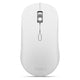 Souris Bluetooth silencieuse Lenovo Yoga Seashell (blanc gris, Bluetooth 5.3)