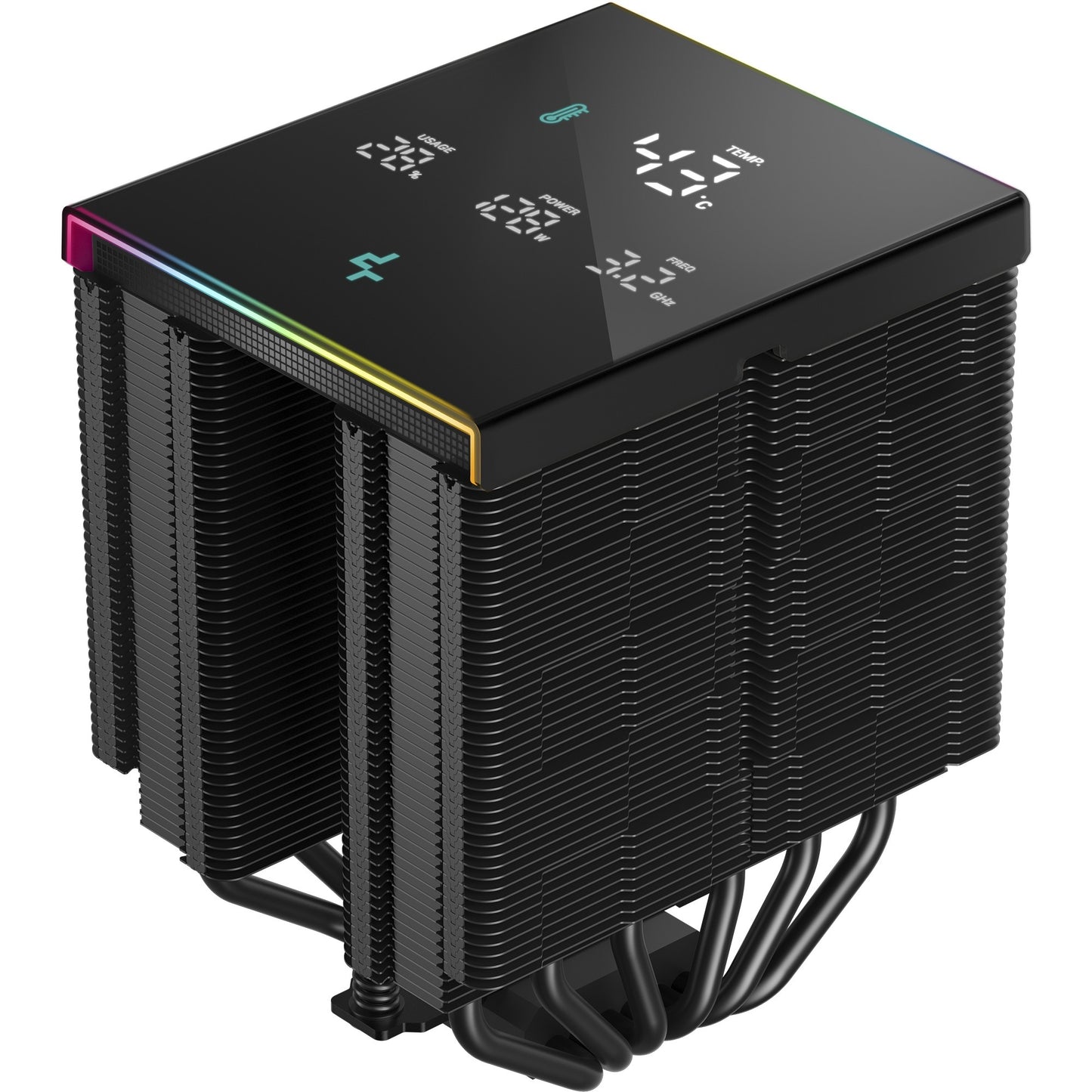 Refroidisseur de processeur Deepcool AK620 Digital Pro RGB (noir)